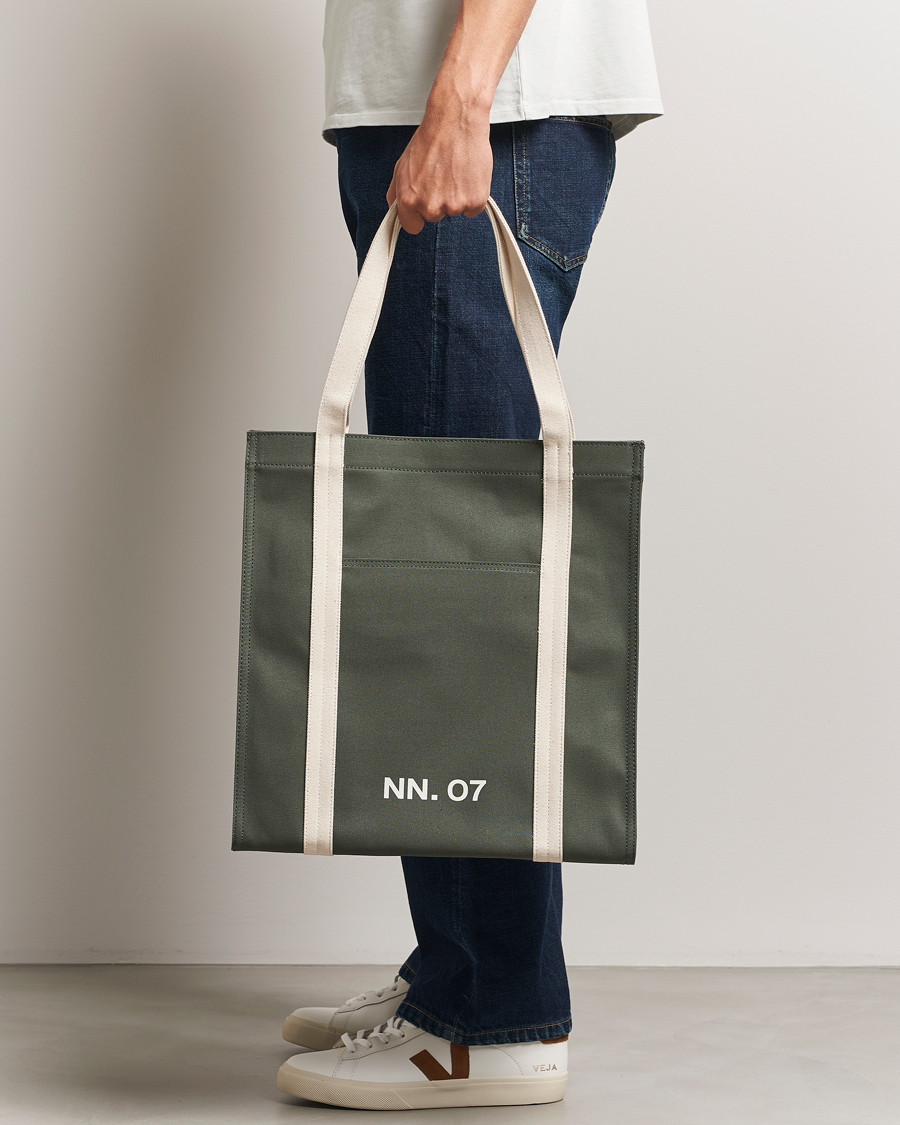 NN07 Tote Bag Croc Green