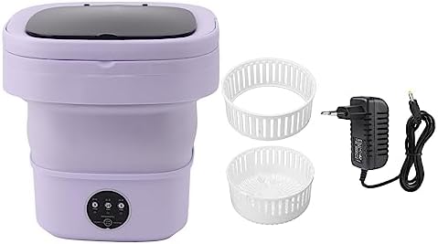 Petite Machine à Laver Portable, Lave Linge Multifonctionnel de Grande Capacité, Machine à Laver Pliable avec Essorage Doux pour Le Dortoir Le Camping Le (Green) : Gros électroménager