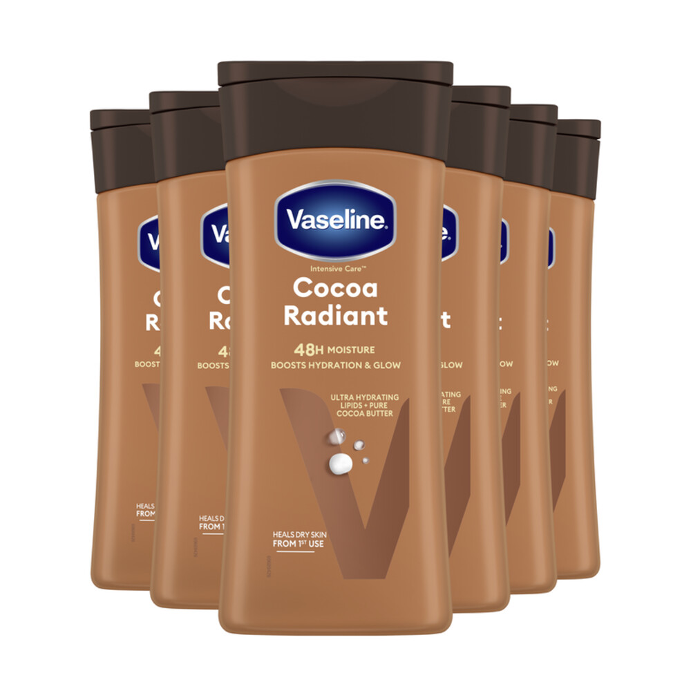 6x Vaseline Bodylotion Cocoa200 ml