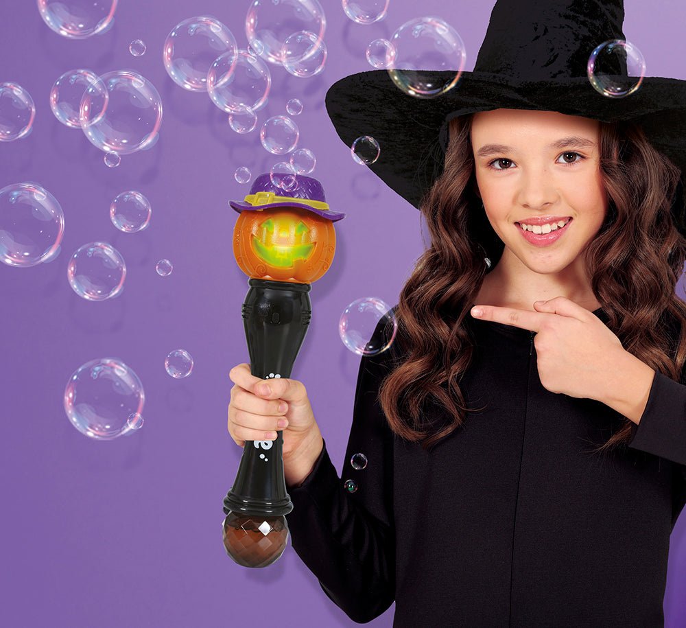 Halloween Toverstaf Pompoen Met Licht En Geluid 32cm
