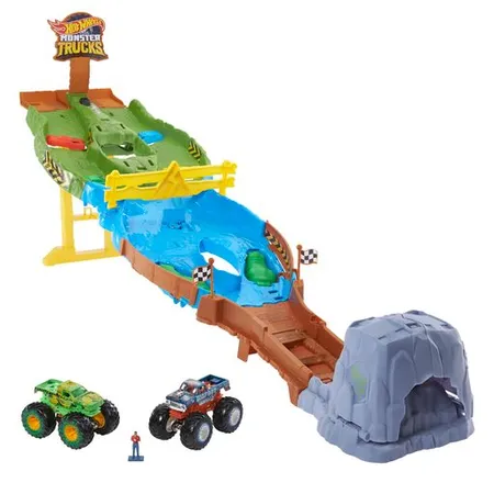 Mattel Hot Wheels Monster Trucks Wettkampf Rennstrecke