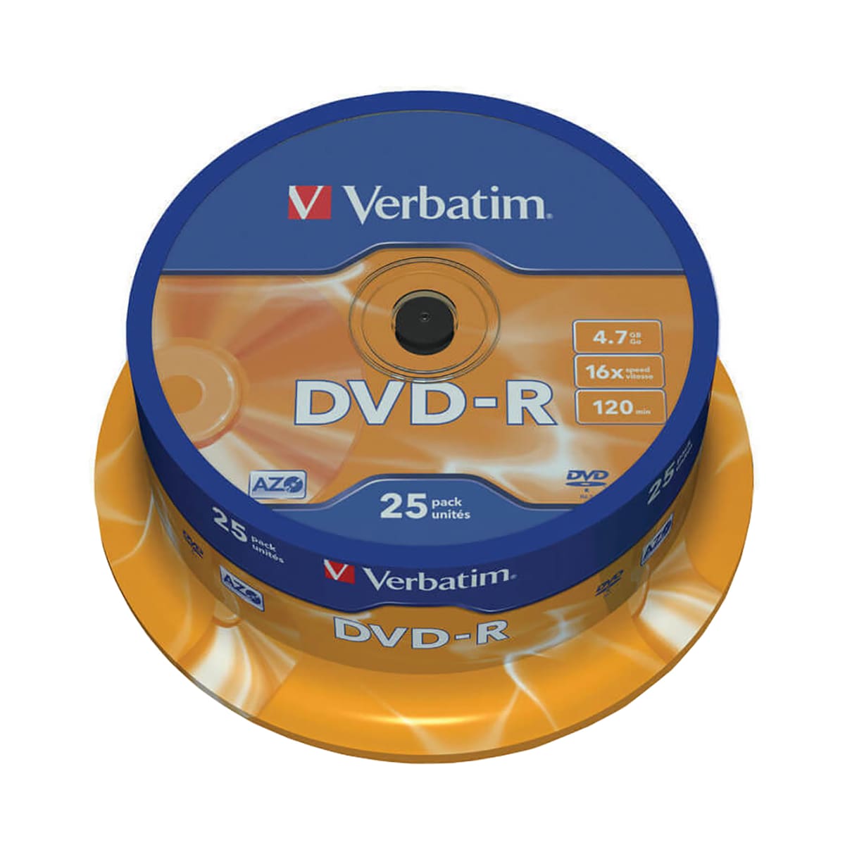 Verbatim DVD-R 16x, 25-pack