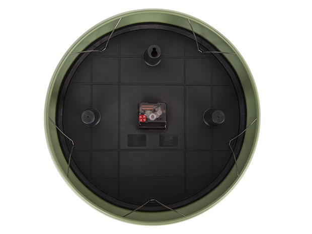 Wall clock Globe moss green, Des. Armando Breeveld