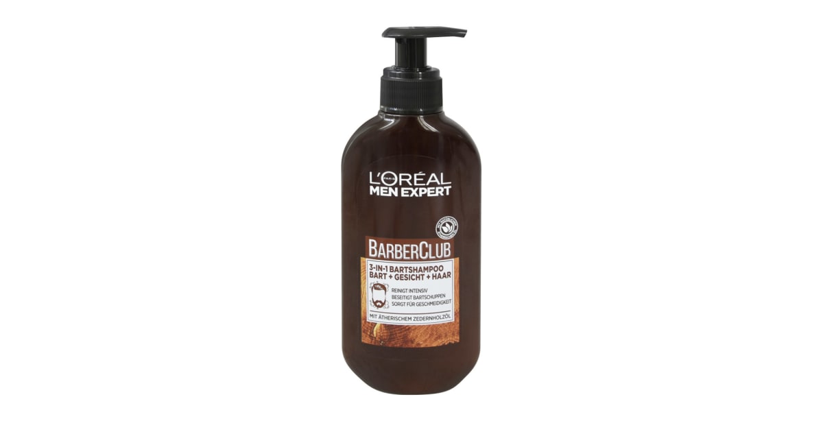 L'Oréal Paris BarberClub 3in1 Bartshampoo
