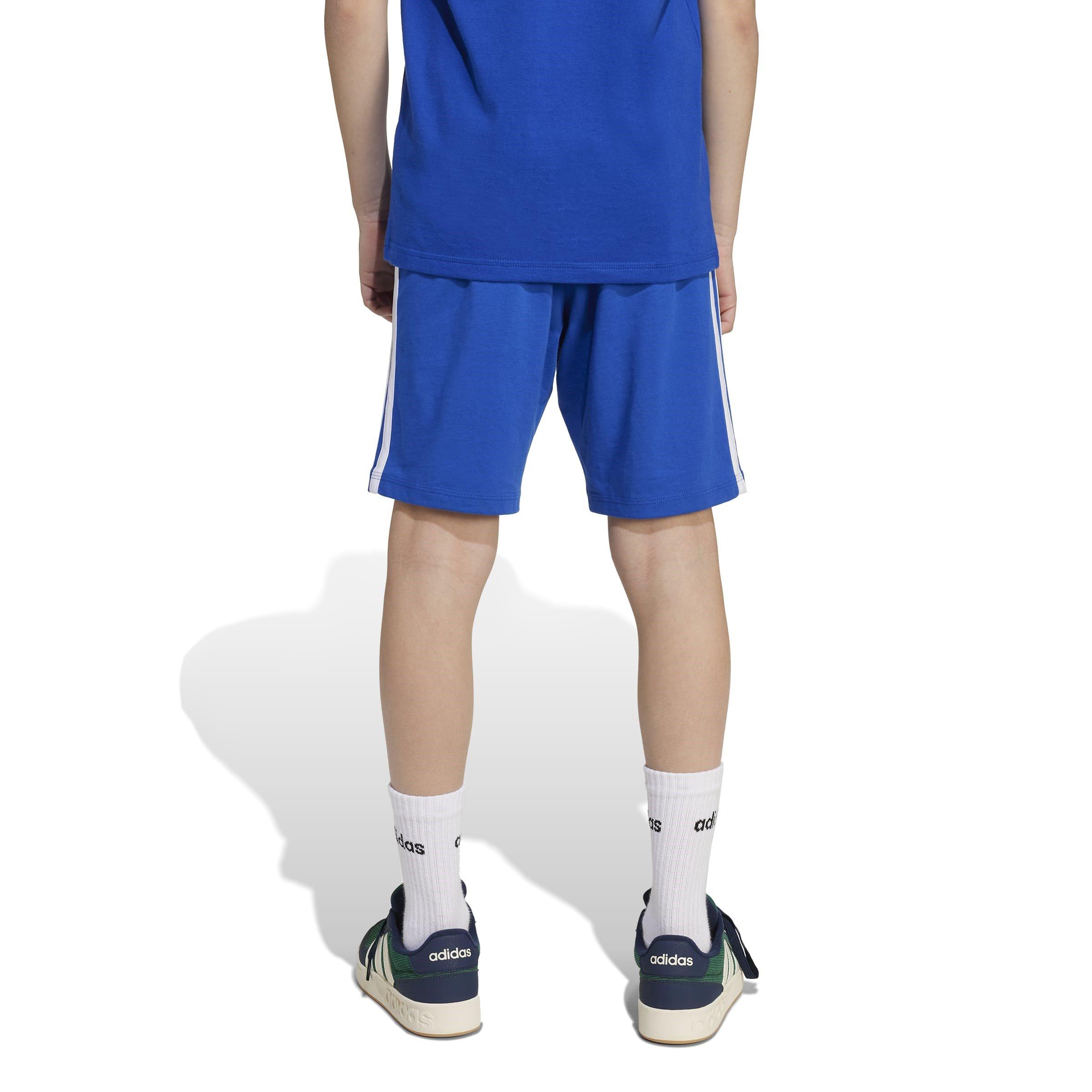 adidas Essentials 3 Stripe Jersey Short Juniors