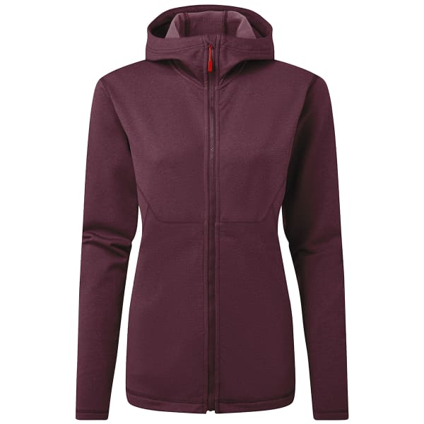 Veste polaire ski rando RAB GEON HOODY W DEEP HEATHER