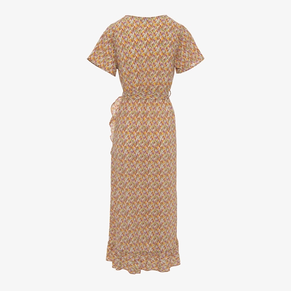 TwoDay dames maxi overslagjurk beige