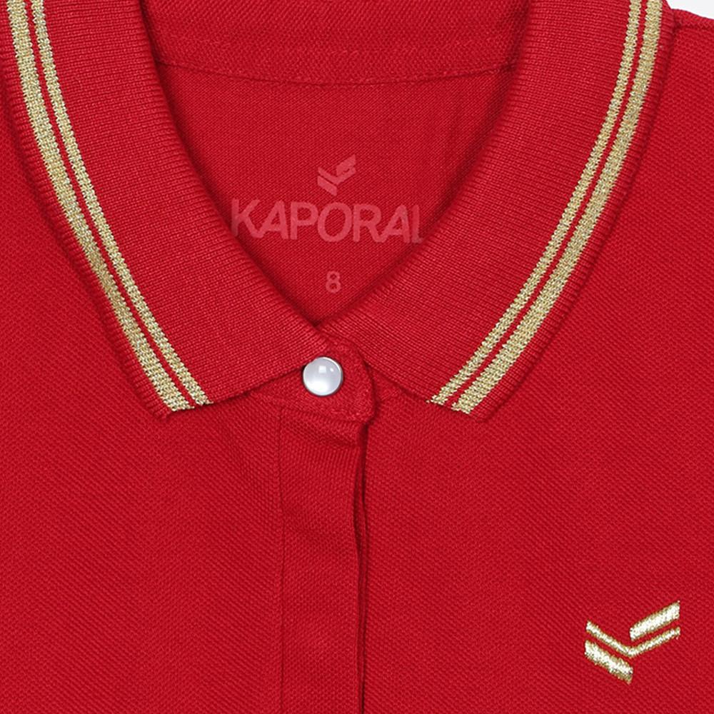 Kaporal Polo Rouge Fille Kaporal Fanye