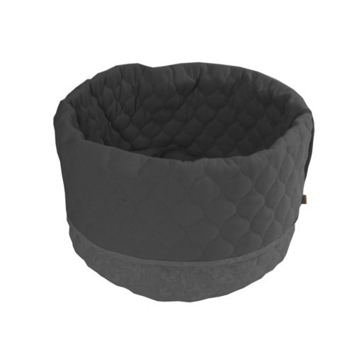 Cama vintage para gato, preta