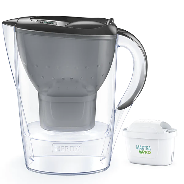 Carafe filtrante Marella graphite 2,4 L et filtre Maxtra Pro Brita fra