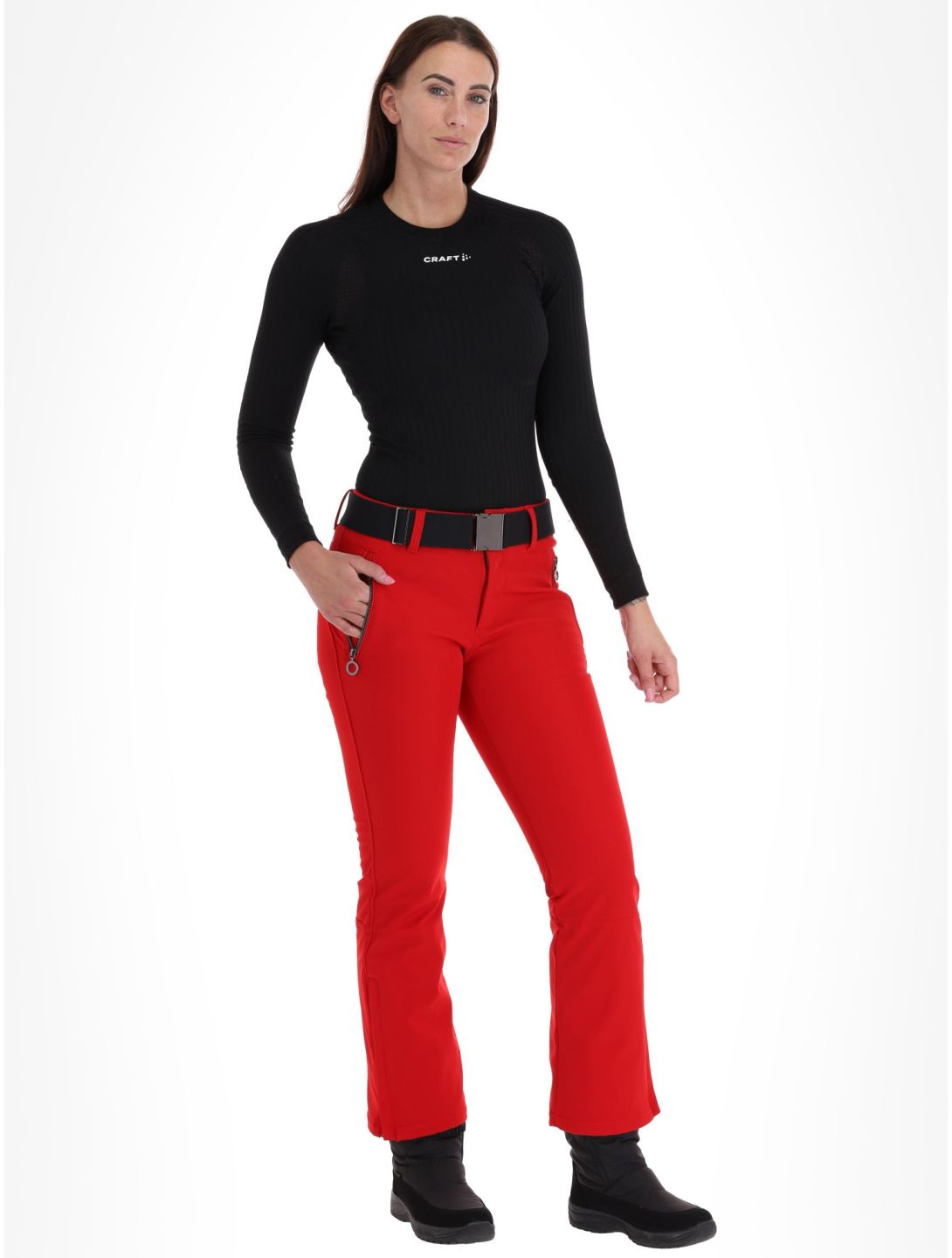 Joentaus C softshell skibroek dames  kort model