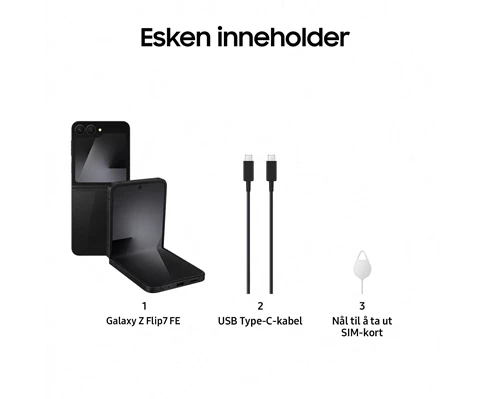 Samsung Galaxy Z Flip7 FE 128GB Black