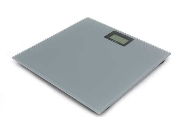 Omega OBSGR, Elektronisk personvekt, 150 kg, 100 g, Grå, kg, lb, ST, Rektangel