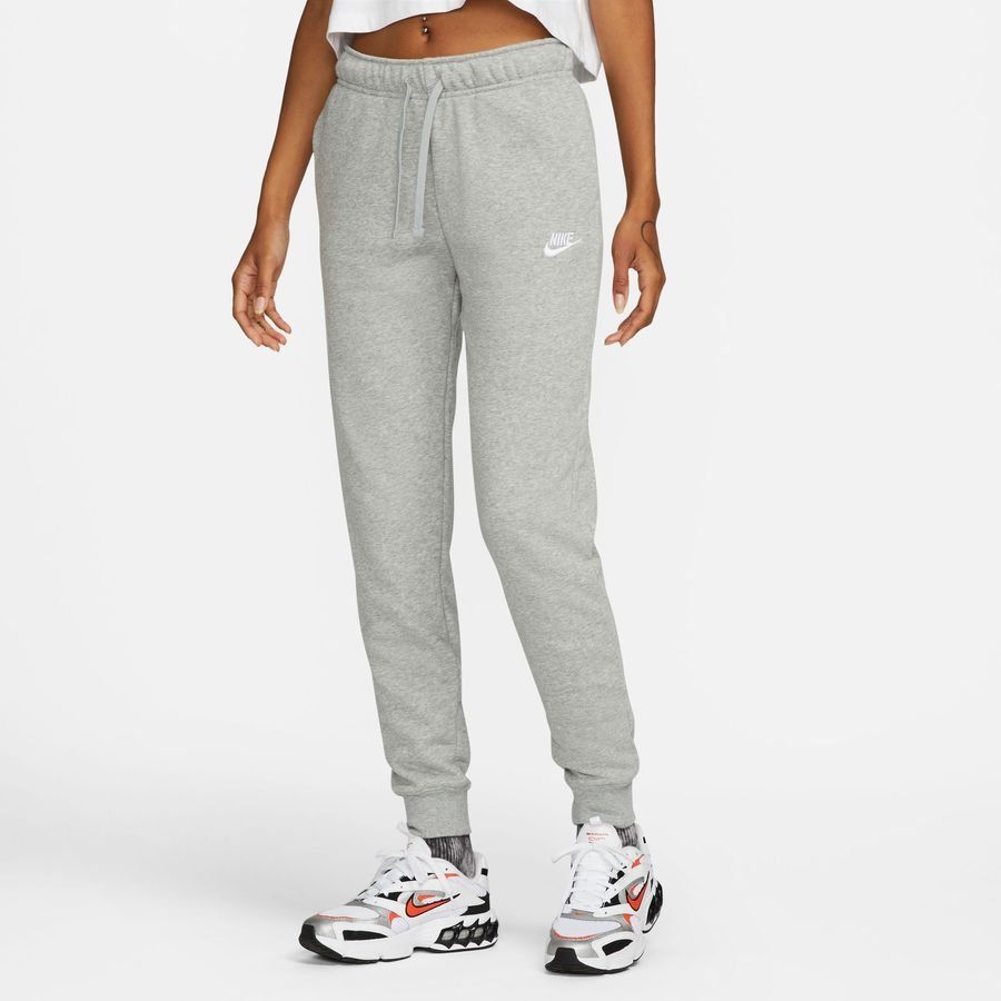 Nike Bas de Survêtement NSW Club Fleece - Gris/Blanc Femme