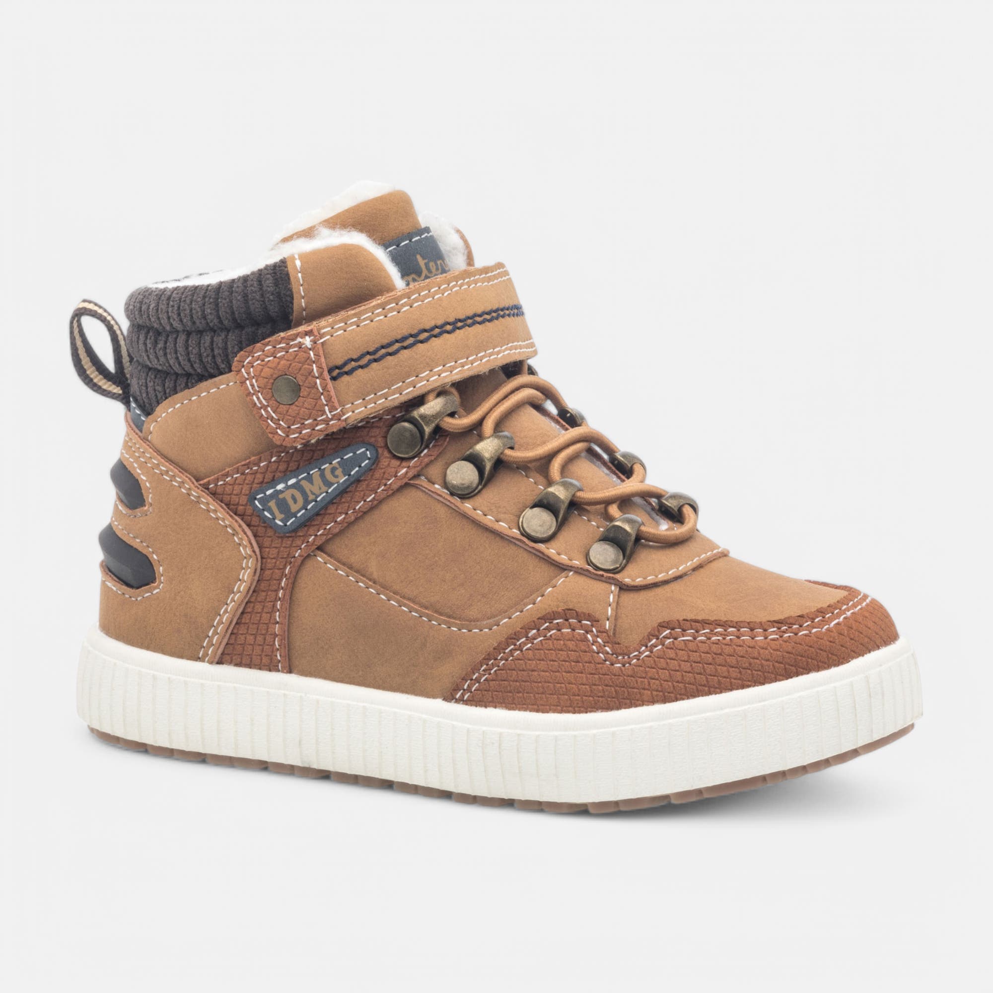 Baskets hautes Garçon cognac