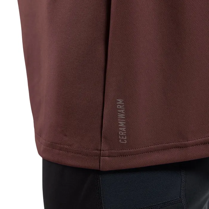Odlo Midlayer Essential Ceramiwarm 1/2 Zip Hardloopshirt Heren