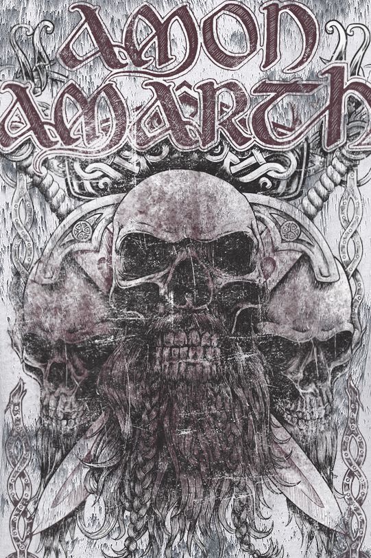Crânes Barbus | Amon Amarth T-Shirt Manches courtes
