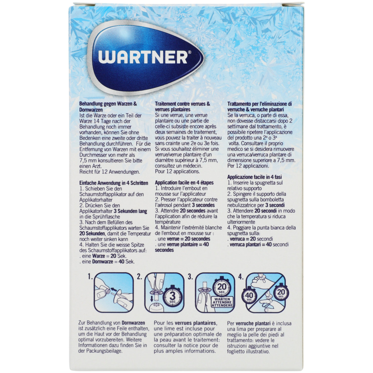 Wartner Kryotherapie Warzen