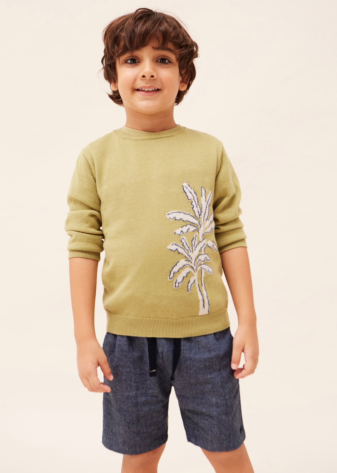 Calções de linho para meninos