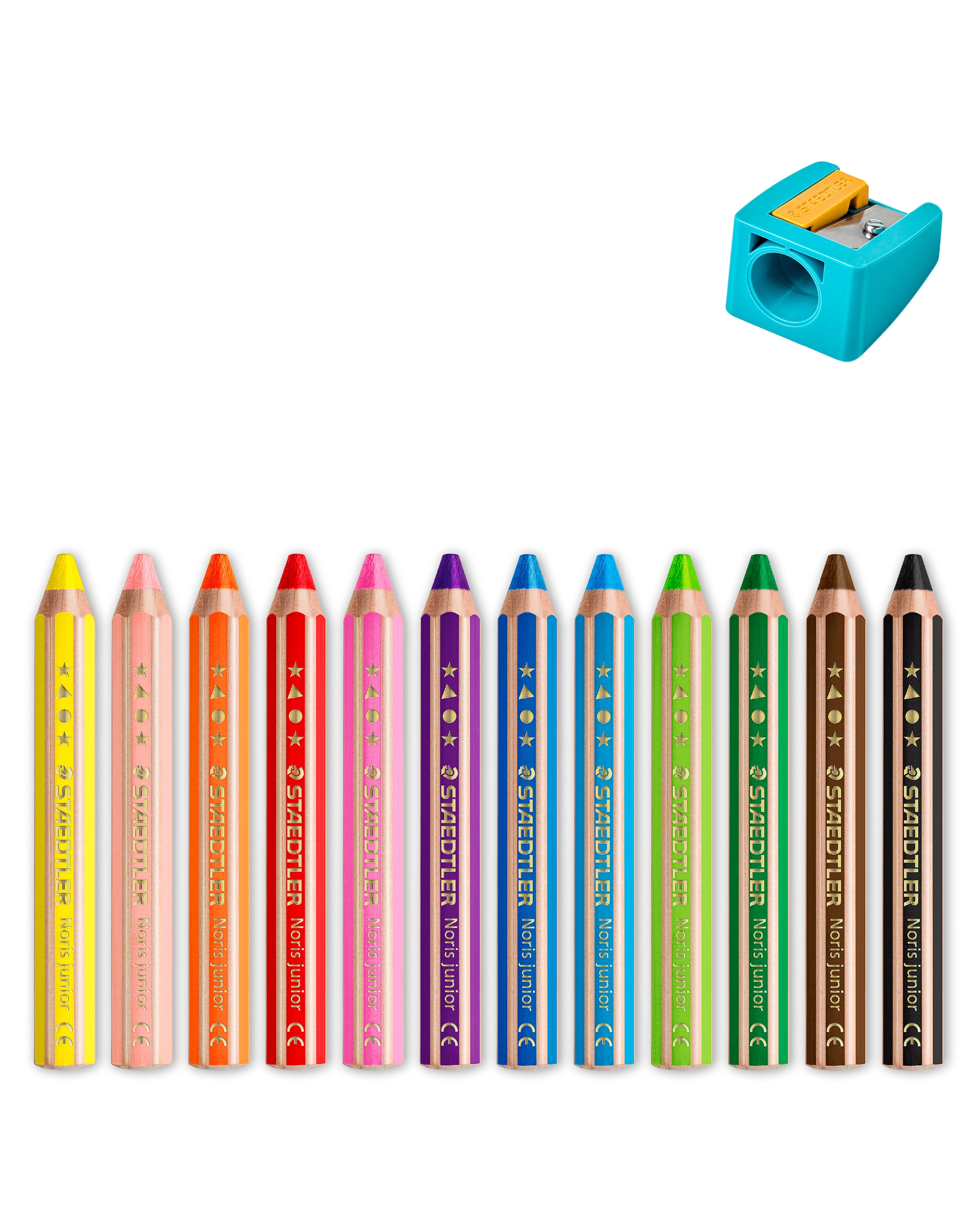140 C12 buddy-Buntstifte 3 in 1 mit 12 Farben