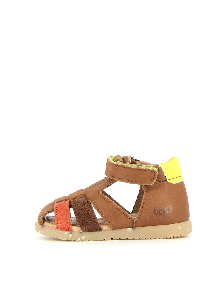 Sandale bébé garçon cuir marron BOPY®