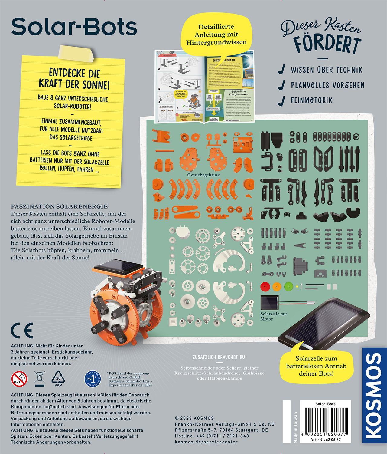Experimentier-Set: Fun Tech – Solar Bots