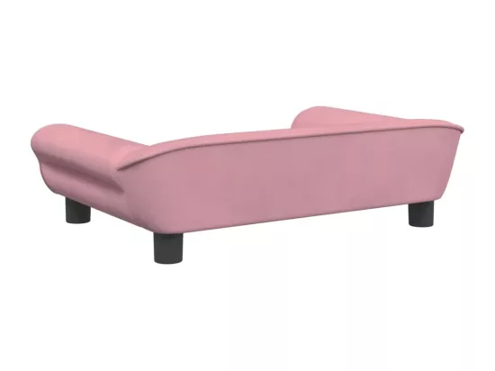 Canapé pour enfants rose 70x45x26 cm velours