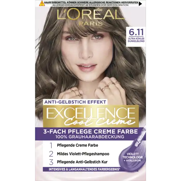 Cool Creme 6.11 Ultra kühles Dunkelblond