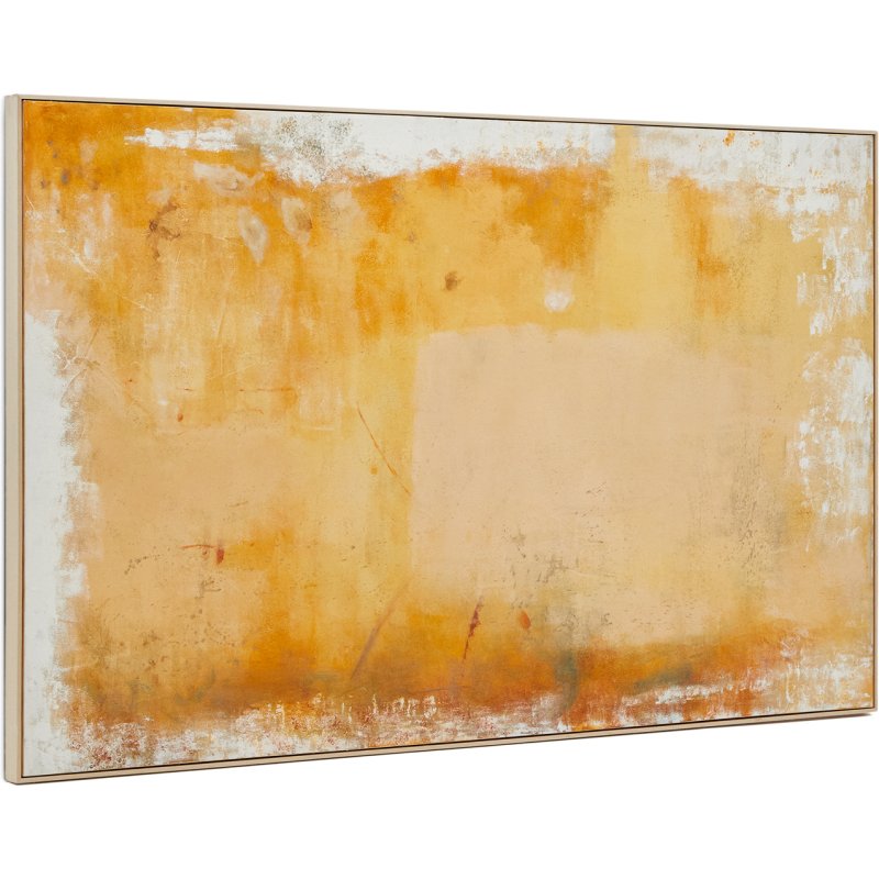Tableau abstrait Selnar jaune 200 x 120 cm