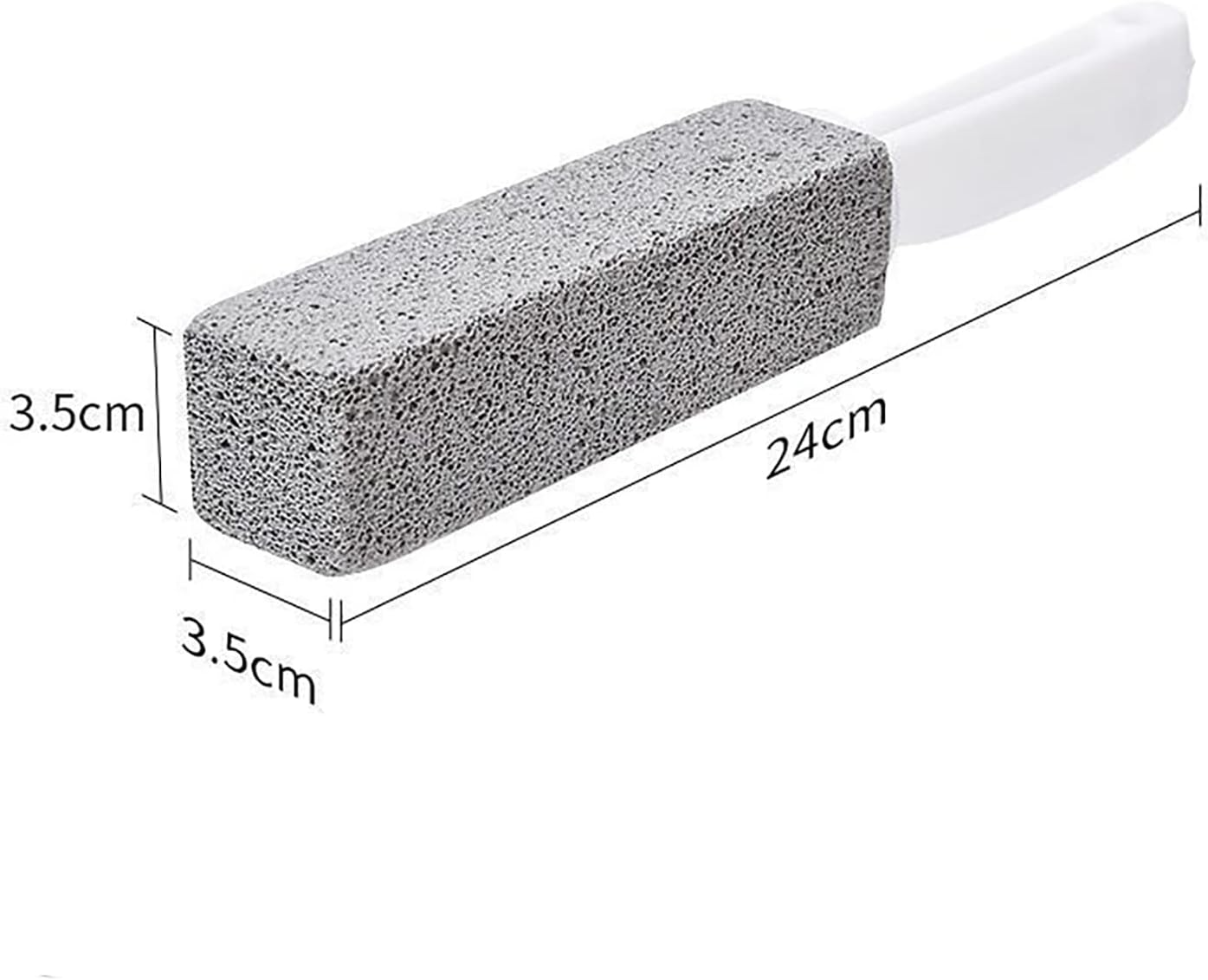 Bimsstein WC Block Toiletten Reinigungs Schrubber Abfluss Reiniger - Grau