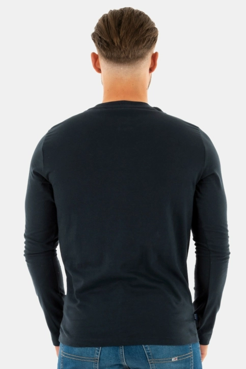 tee shirt manches longues superdry m6010550a bleu
