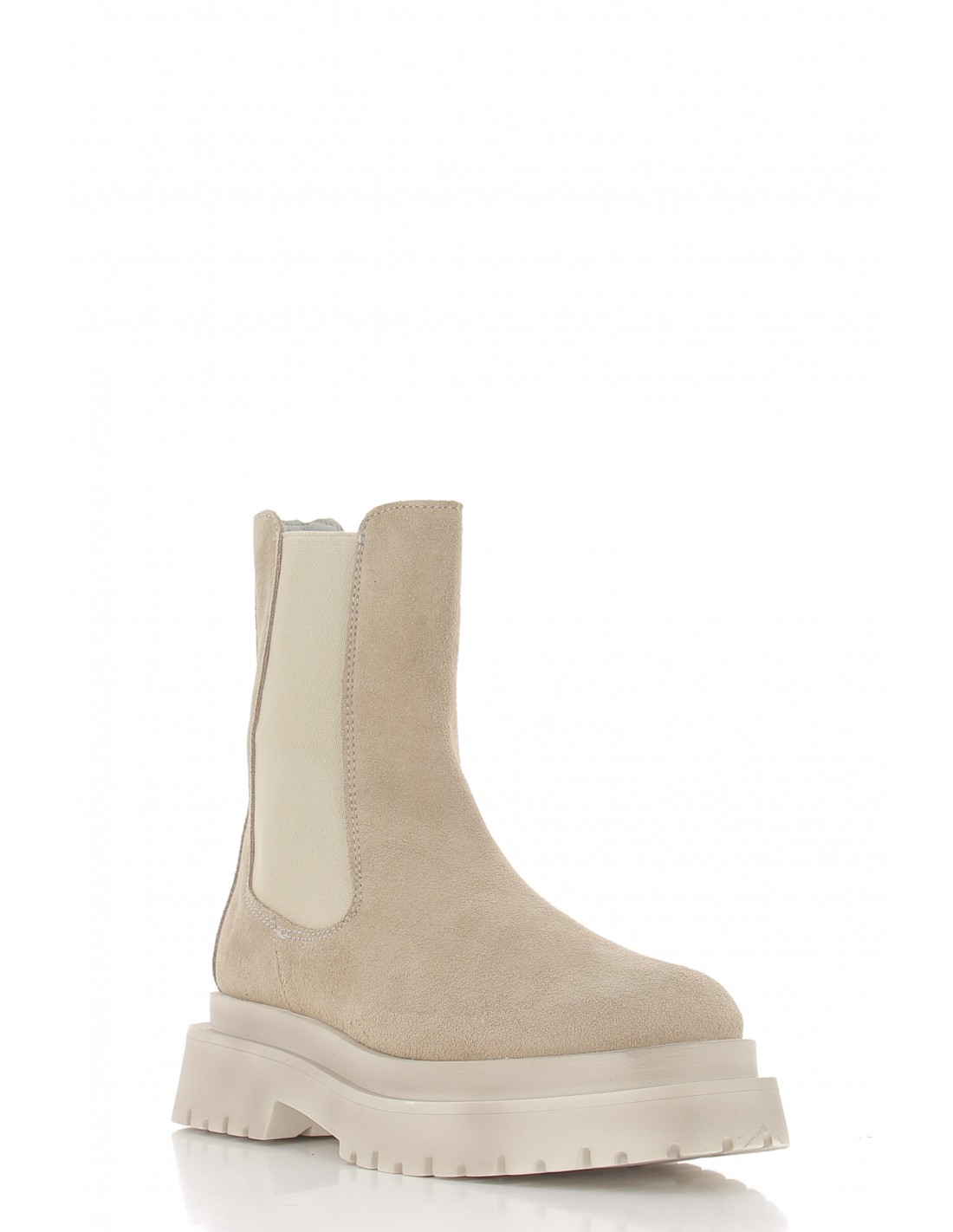 hylton chelsea boots femme 83725-piedra daim beige