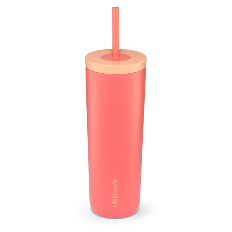 LifeStraw Go Tumbler 500 ml RVS waterfilterfles - Pink
