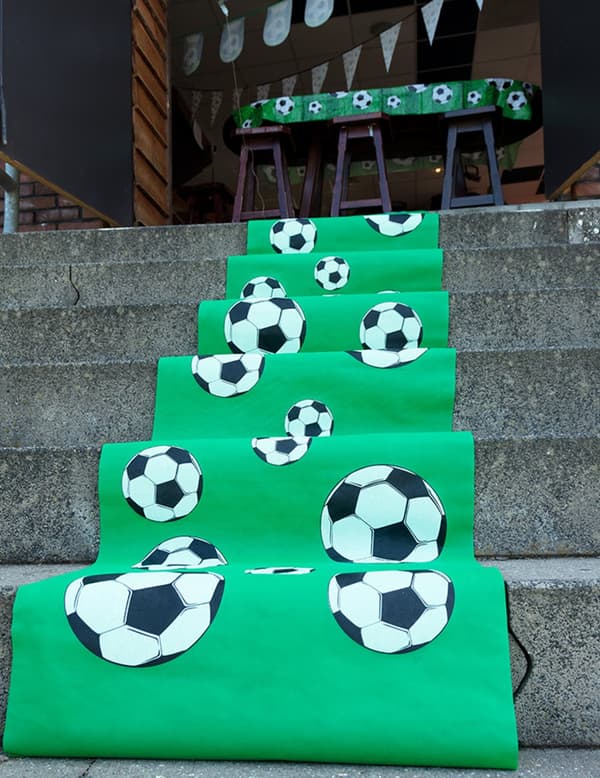 Fotballmatte 450 x 60 cm. Size-Standard