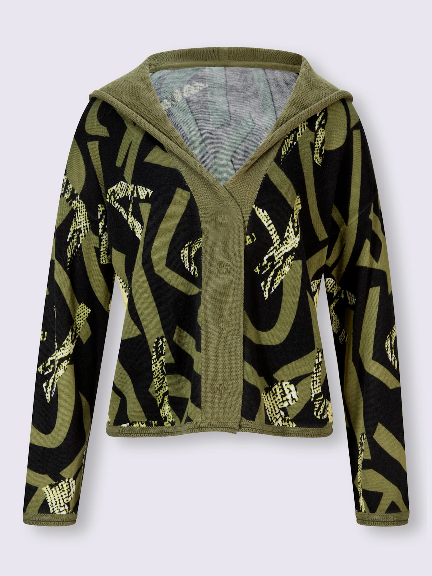 Veste en tricot avec coton