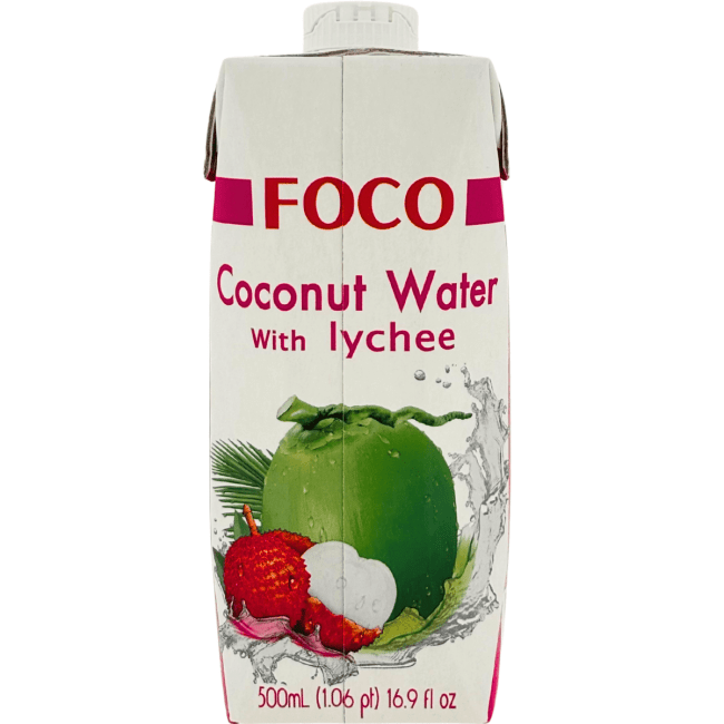 Foco Kokoswater Met Lycheesmaak 500ml