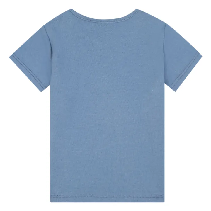 Bonton T-Shirt Tubog Coton Bio | Bleu