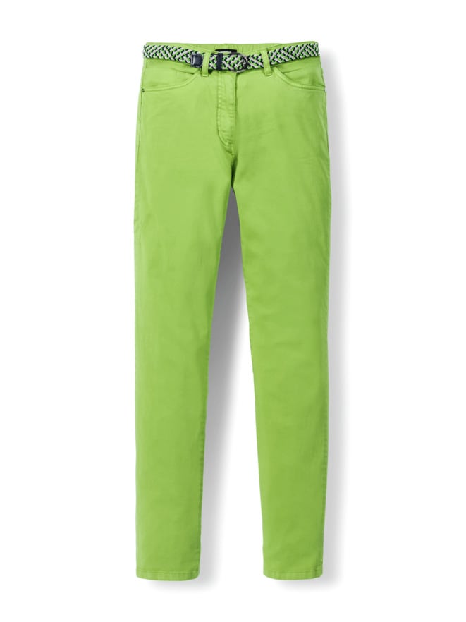 Five-Pocket-Hose Flechtgürtel