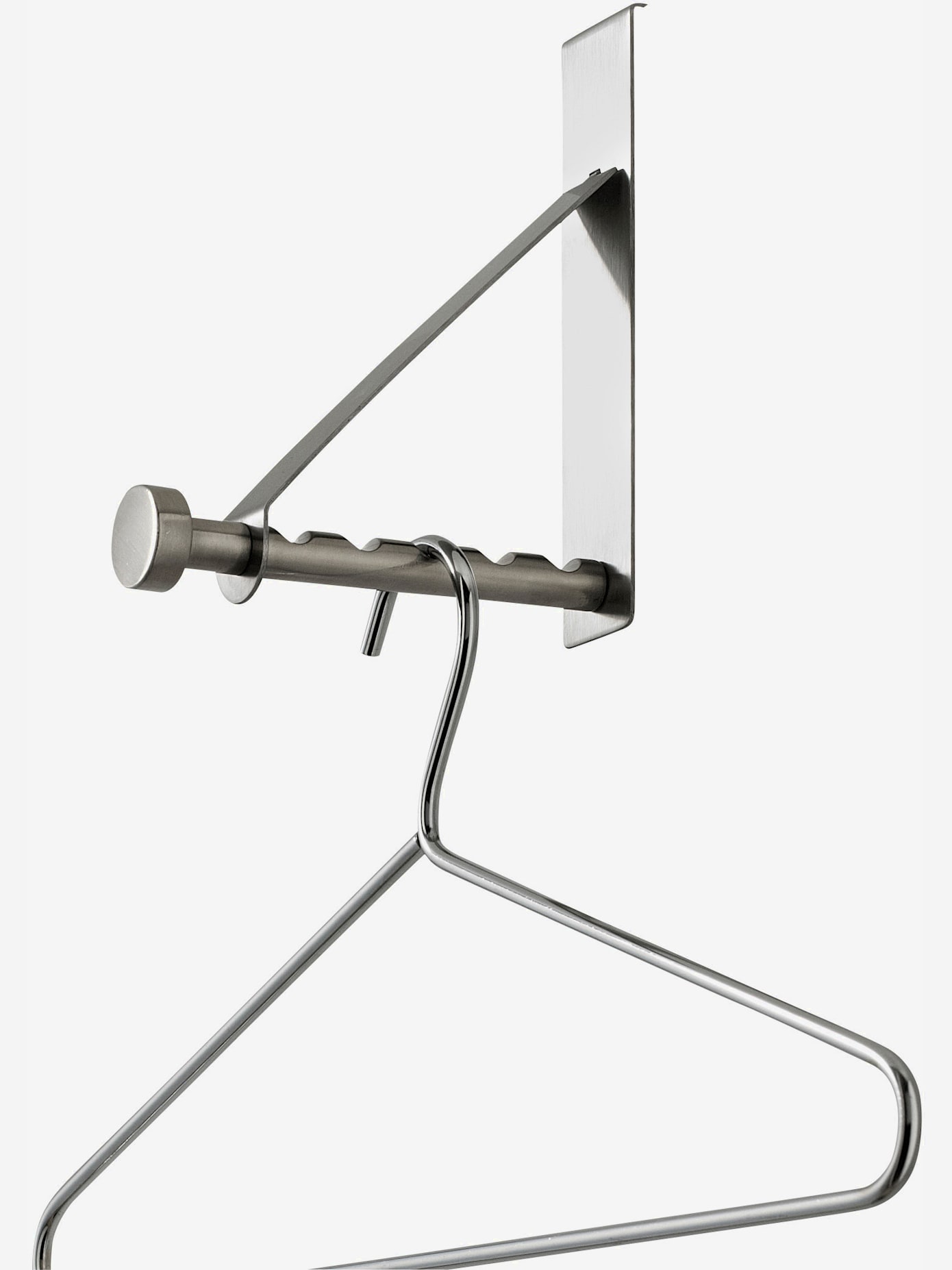 Portemanteau de porte inox brossé de qualité
