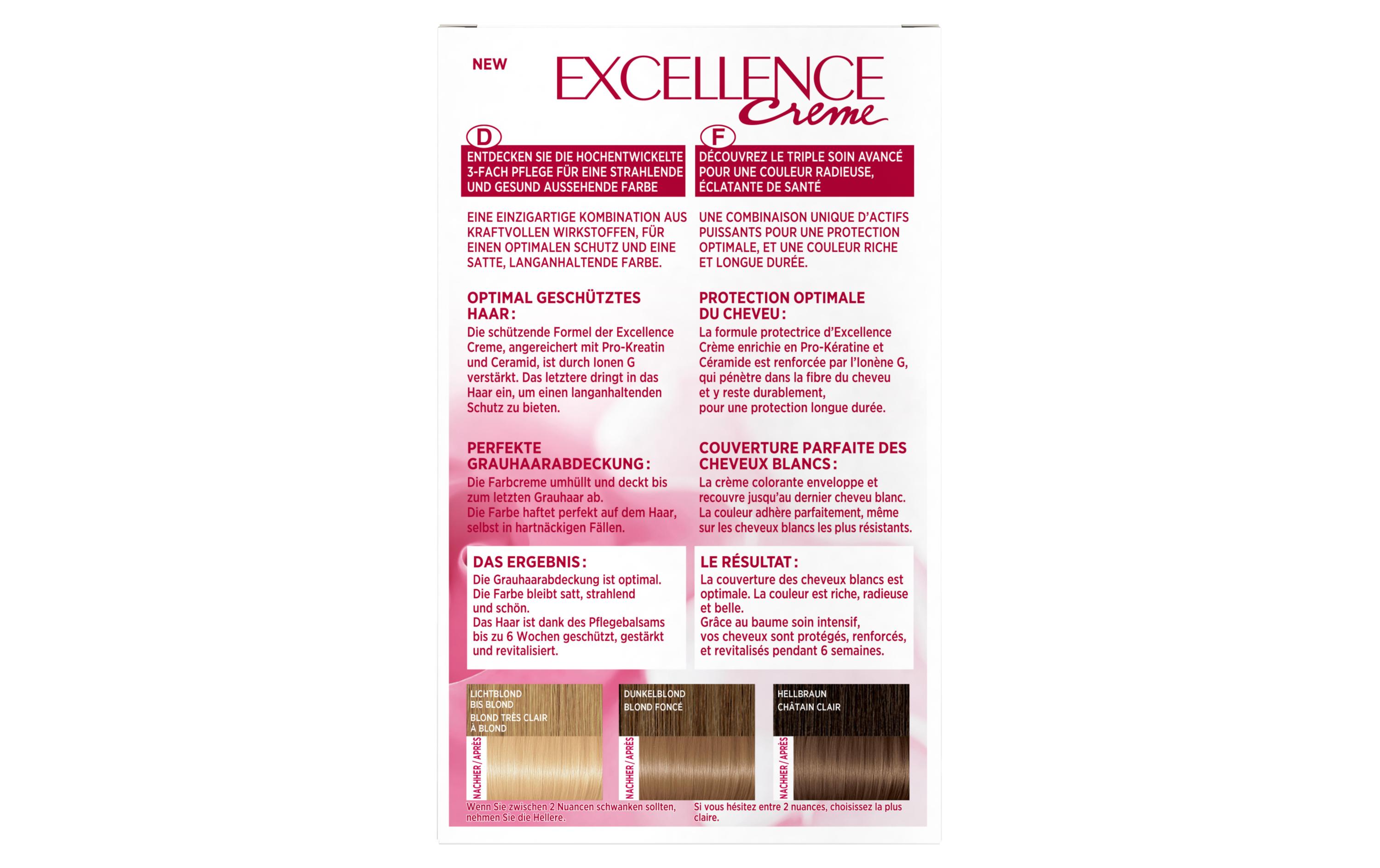 Haarcoloration 9 Sehr Helles Blond3-fach Pflege-Coloration