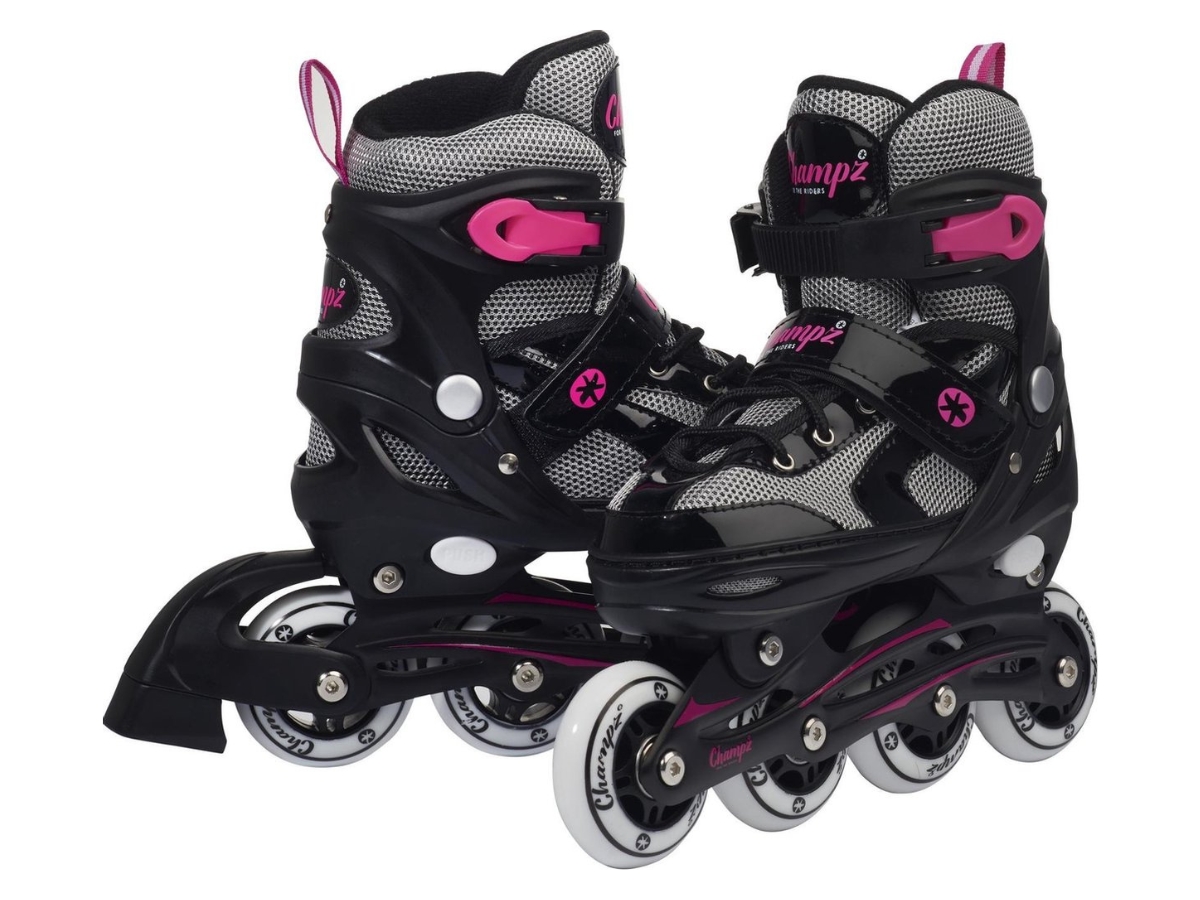 Champz Roze ABEC7 Semi-Softboot verstelbare inline skates