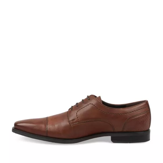 Derbies MARRON B-BLAKE CUIR