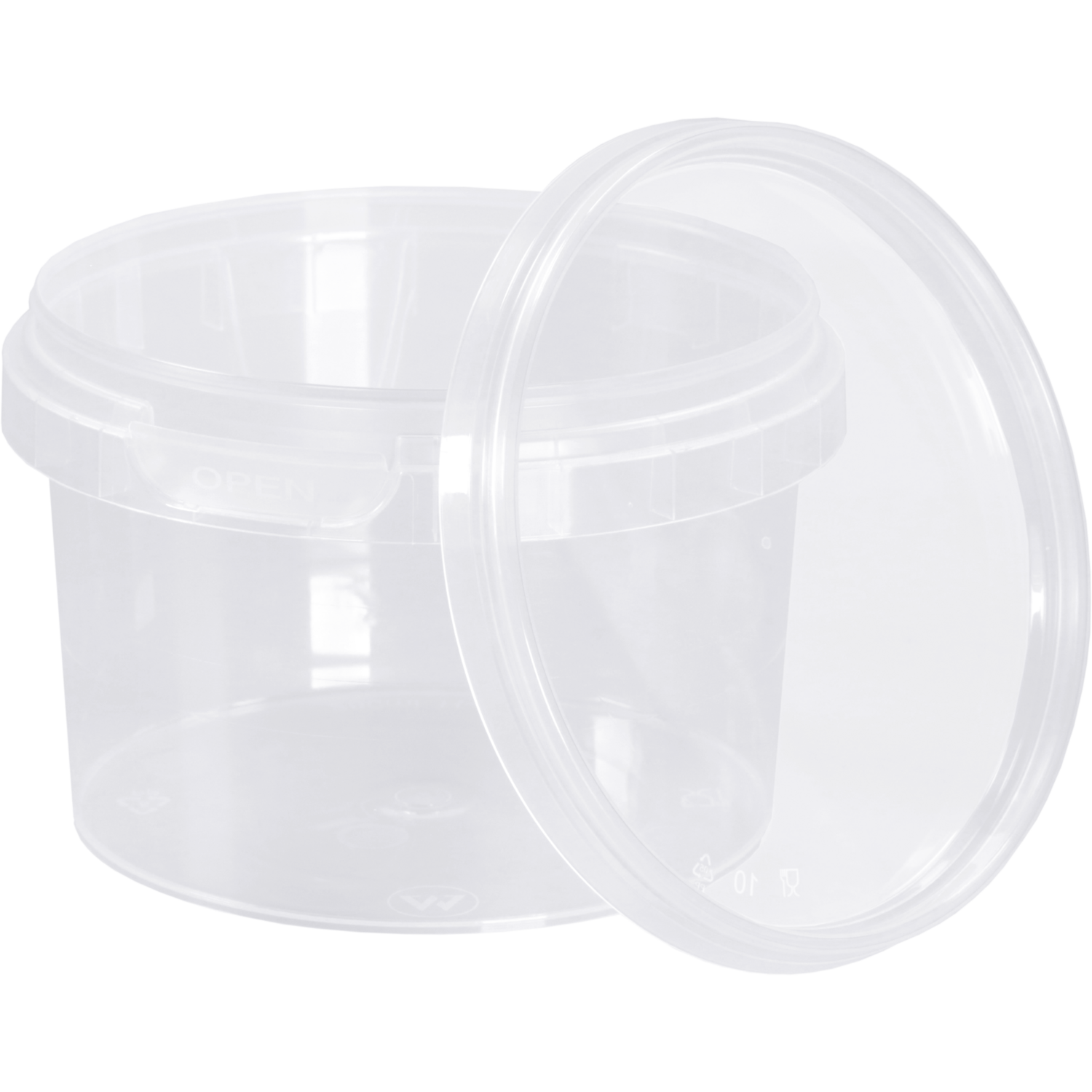 Cup, met deksel, pP, 280ml, transparant