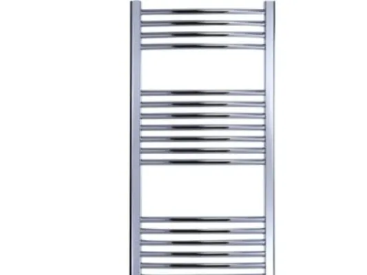 Curve H.K.rad 1150x600 - KROM - Håndklæderadiator Buet model