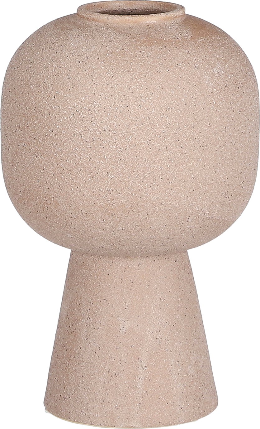 Mica Decorations vaas Sebas beige D 11,5 H 21 cm