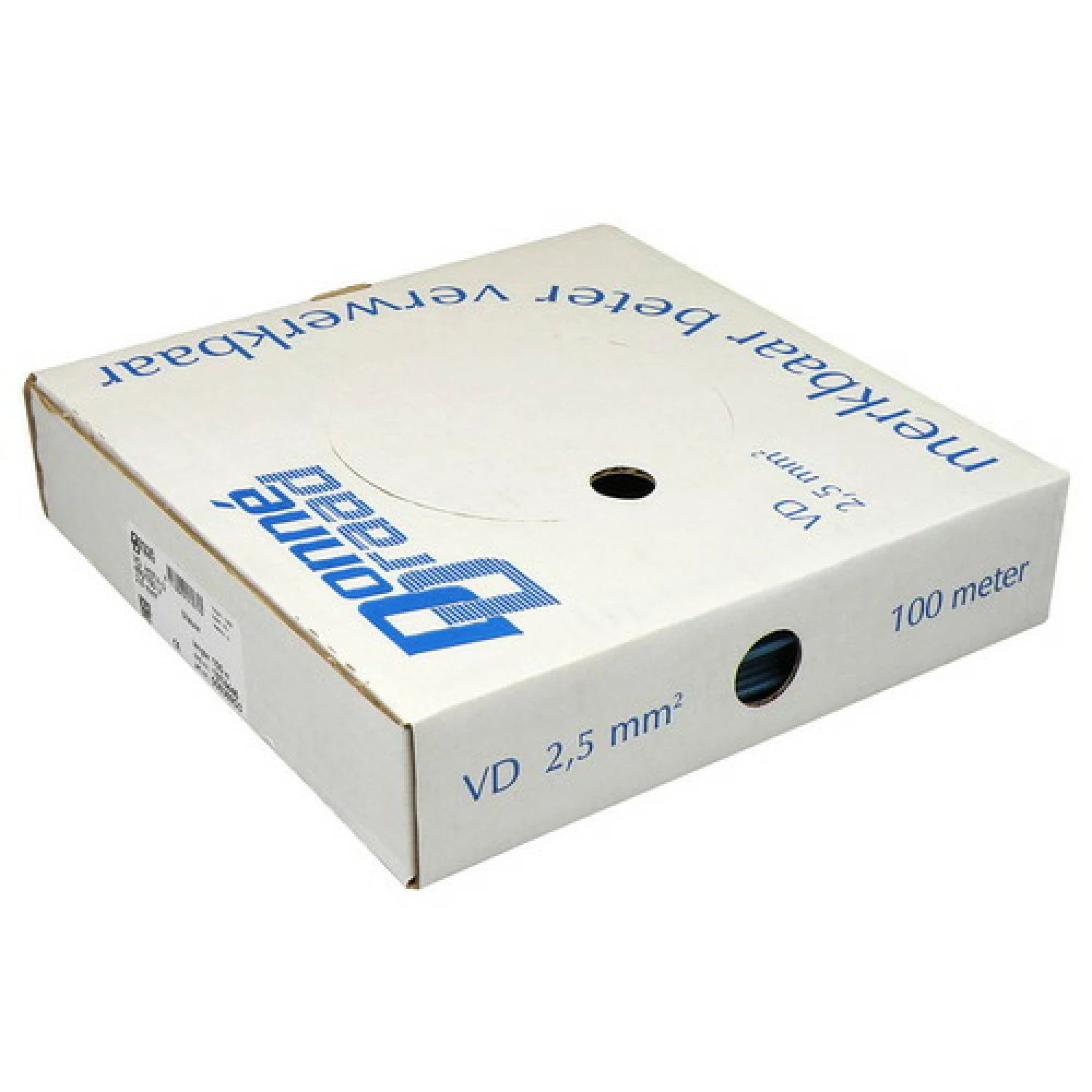 Donné Draad 17273 Installatiedraad - blauw - 100m x 2,5mm²