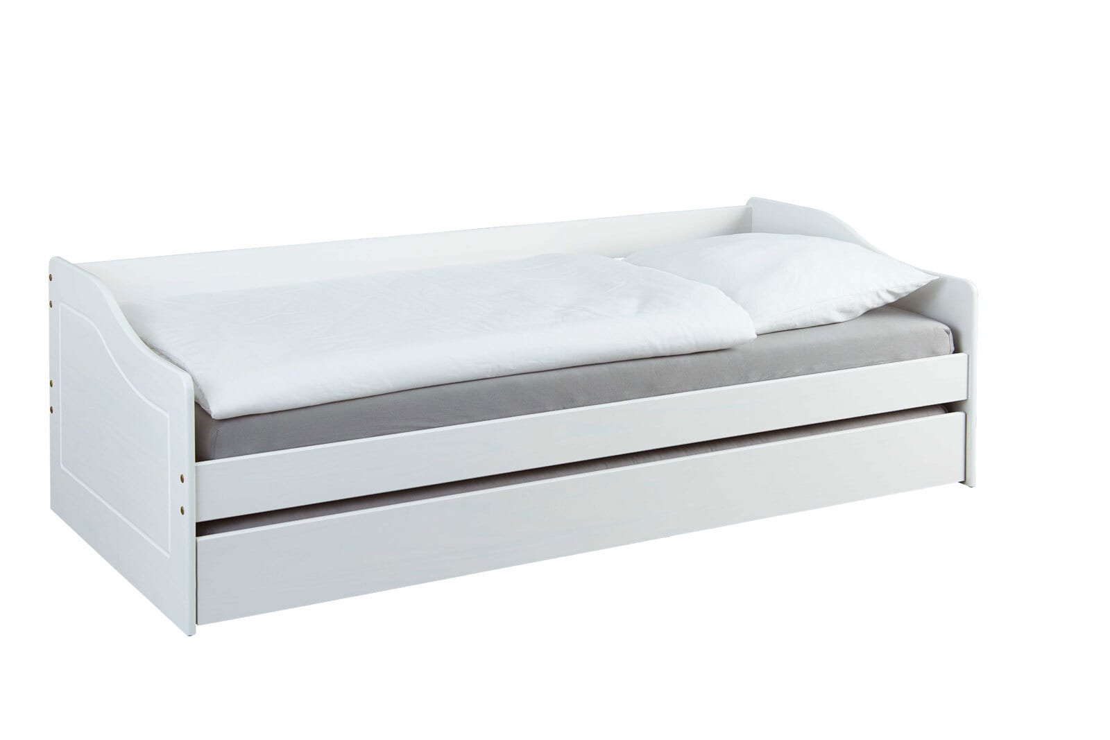 Stauraum-/Funktionsbett DAN 90 x 200 cm weiß