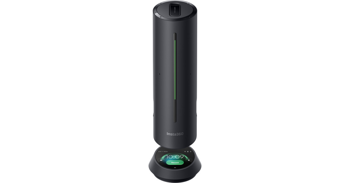 Insta360Wave Professional Speakerphone met AI Recording Suite  (Zwart)
