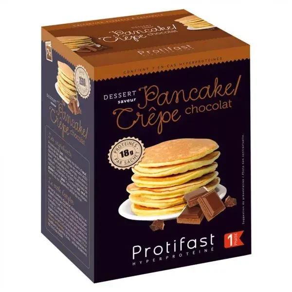 Protifast Panquecas de Chocolate - 7 sachês