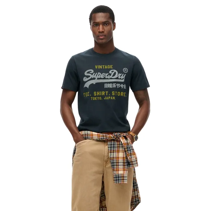 Superdry Vintage Logo Heritage Relaxed Shirt Heren
